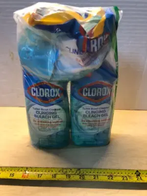 2 bottles 24oz toilet bowl cleaning bleach gel