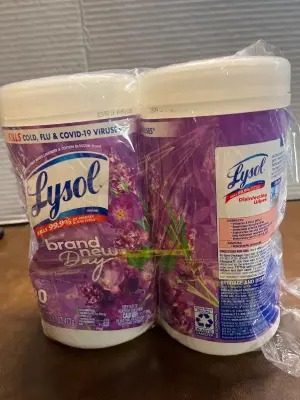 2ct lysol wipes