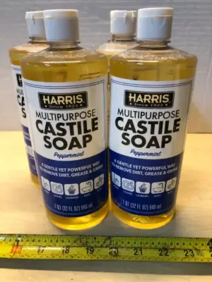 4 bottles 32oz each Castile soap