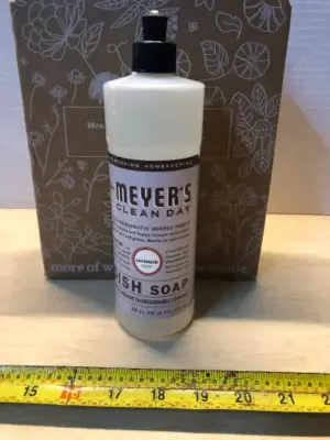 3 bottles 16oz mrs Meyers dish soap