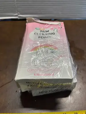 2ct paw cleaning foam