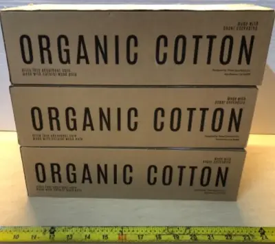 3 boxes organic cotton variety pack pads