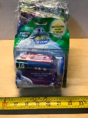 6 packs scrubbing bubbles toilet cleaning stamp