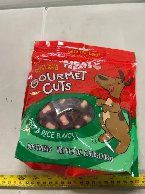 gourmet cut dog treats BB04/17/26