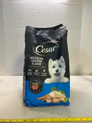 2 bags of cesar dog food