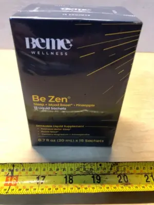 Be Zen 15 liquid packs sleep and mood boost supplement exp:5/18/27