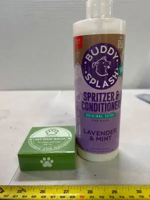 paw balm and spritzer conditioner for dogs