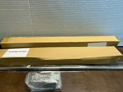 2ct stainless steel kitchen utensil rail
