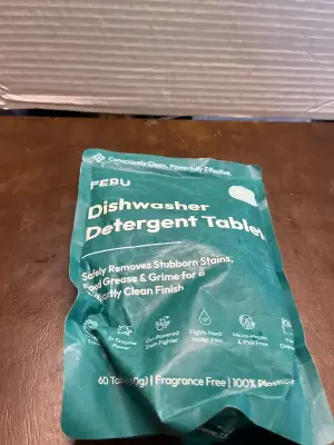dishwasher detergent tables