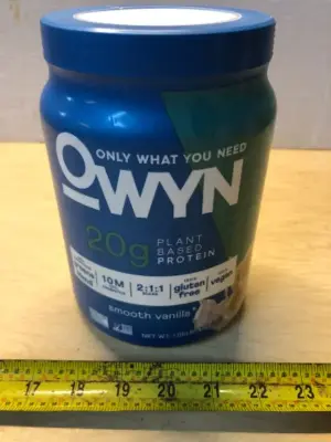 1.05lb owyn plant based protein exp:7/8/26