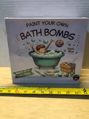 3 boxes paint your own bath bombs