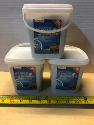 3 tubs 21.6oz septic saver