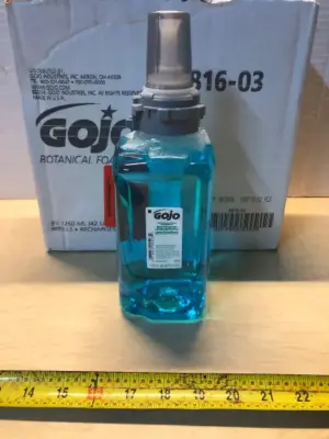 3 bottles 42oz GoJo refills