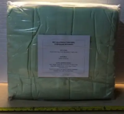 Light green king blanket