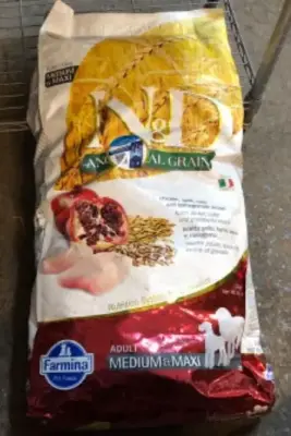 26.5lb adult medium dog food exp:12/29/24
