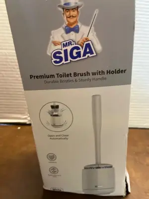 toilet brush with holder