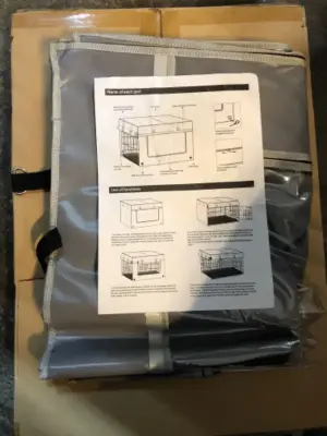 Dog crate cover