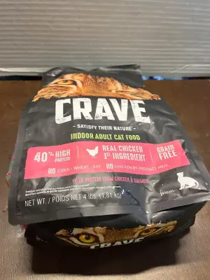 crave cat food 4lbs