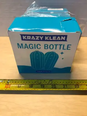 3 boxes krazy klean magic bottle toilet bowl cleaner