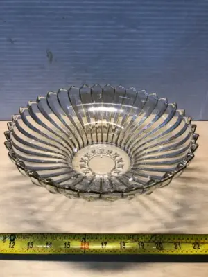 Glass dish decor