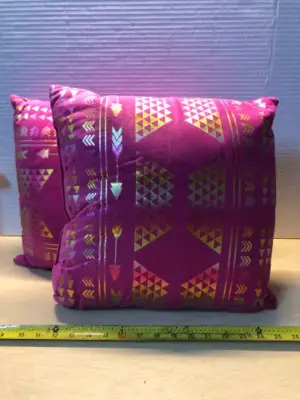 2pc throw pillows