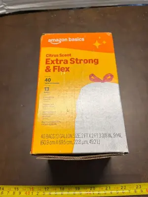 extra strong & flex 13 gallon 40 bags