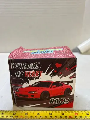 race car shaped erasers valentines