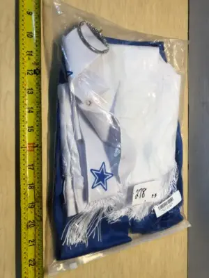Unknown size Dallas cowboys cheer costume