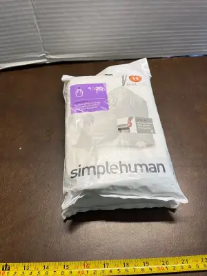 2ct 30-35L trash bags