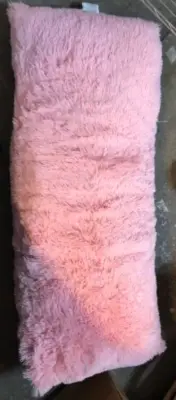 Pink body pillow