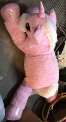 Large pink unicorn