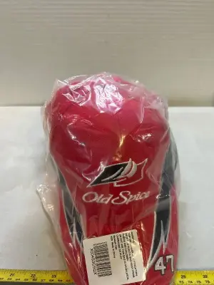 lot old spice racing caps