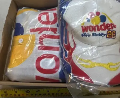 wonderbread racing hat and shirt