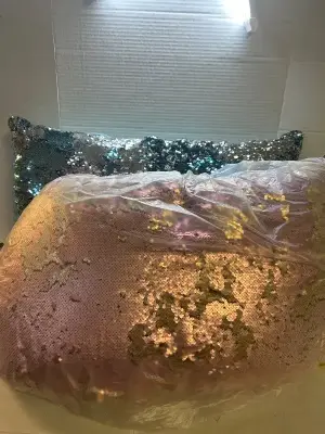 2 ct large reversible sequin pillows