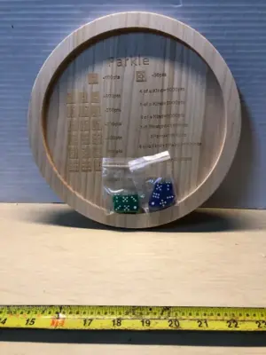 Wooden dice game