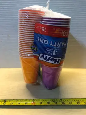 Variety pack of colored 16oz cups