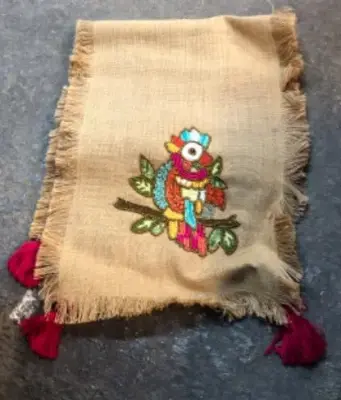 72” burlap table runner