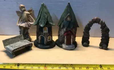 Fairy garden figures cracked on bottom