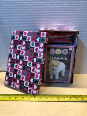 Valentines box with 6 boxes valentines cards