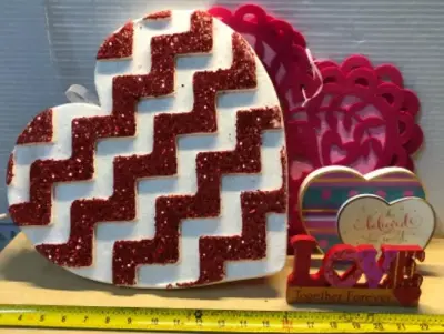 Lot of valentines decor