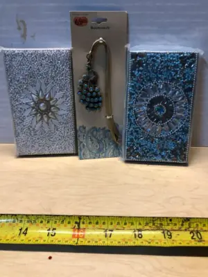 2 memo pads and bookmark