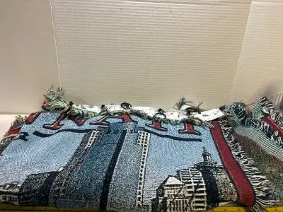 cincinnati blanket/curtain with removal clips