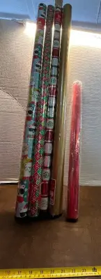 5ct rolls of wrapping paper