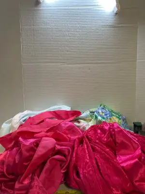 4 silky robes size L