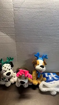 bag of stuffed animals