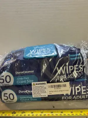 2 50 giant size wipes for adults