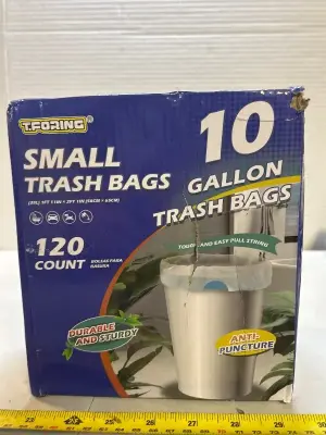 120 10 gallon trash bags