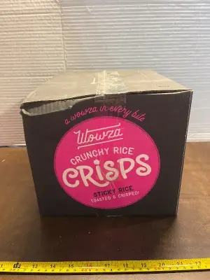 2ct crunchy rice crisps exp 03/26