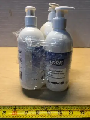 3 bottles 16.91oz odor control liquid hand soap helps remove food odor