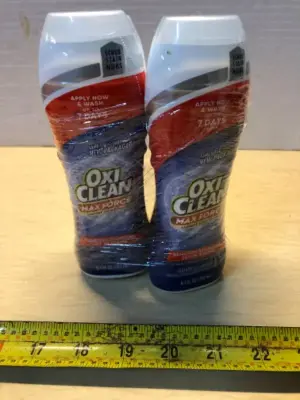 4 bottles 6.2oz oxi clean max force laundry stain remover